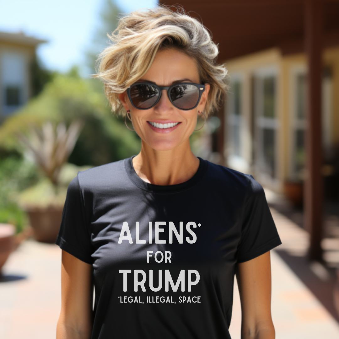 Aliens For Trump Unisex Tee