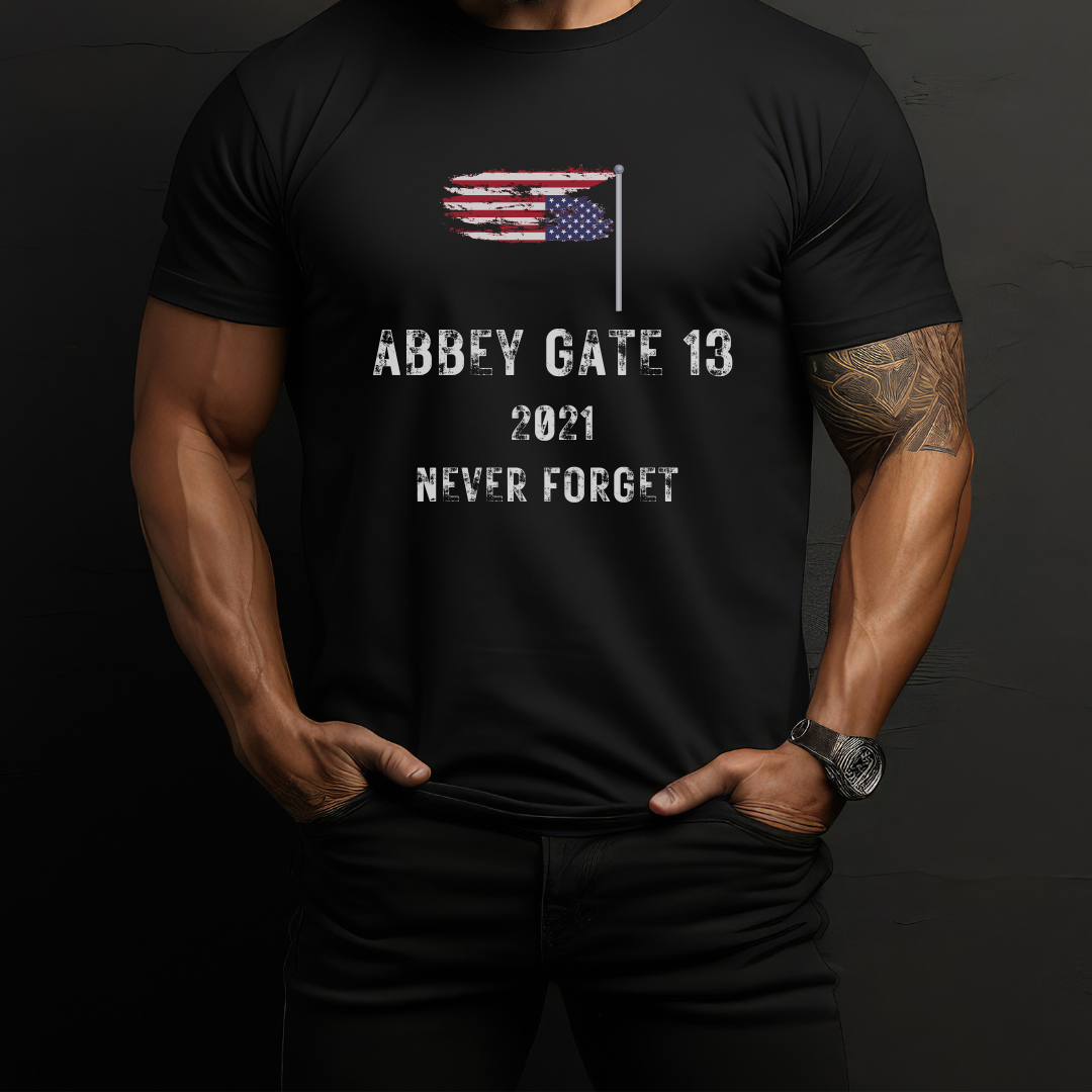Abbey Gate 13 Never Forget Unisex Tee