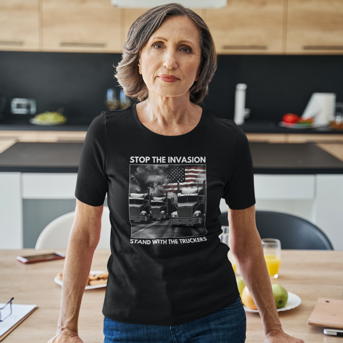Stand With The Truckers Unisex Tee