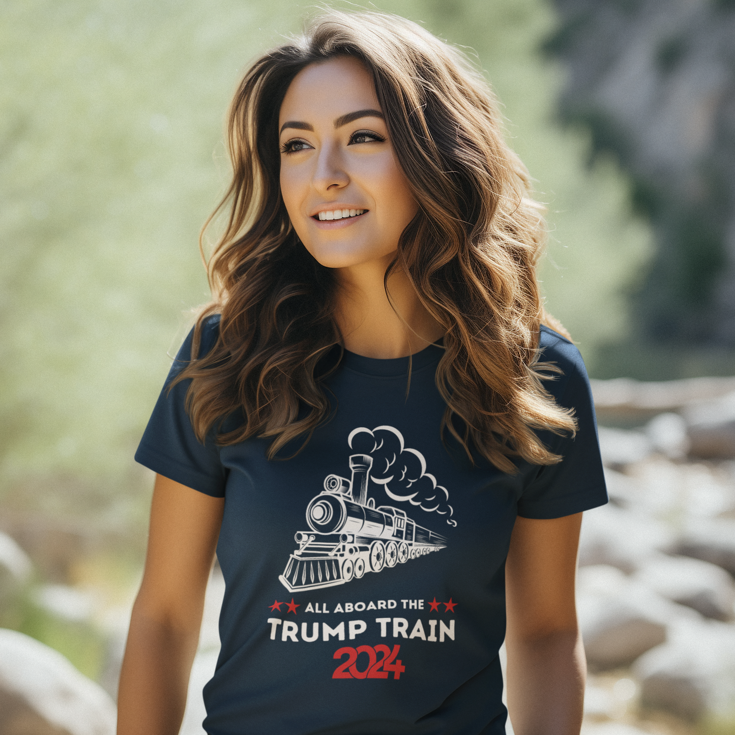All Aboard The Trump Train Unisex Tee