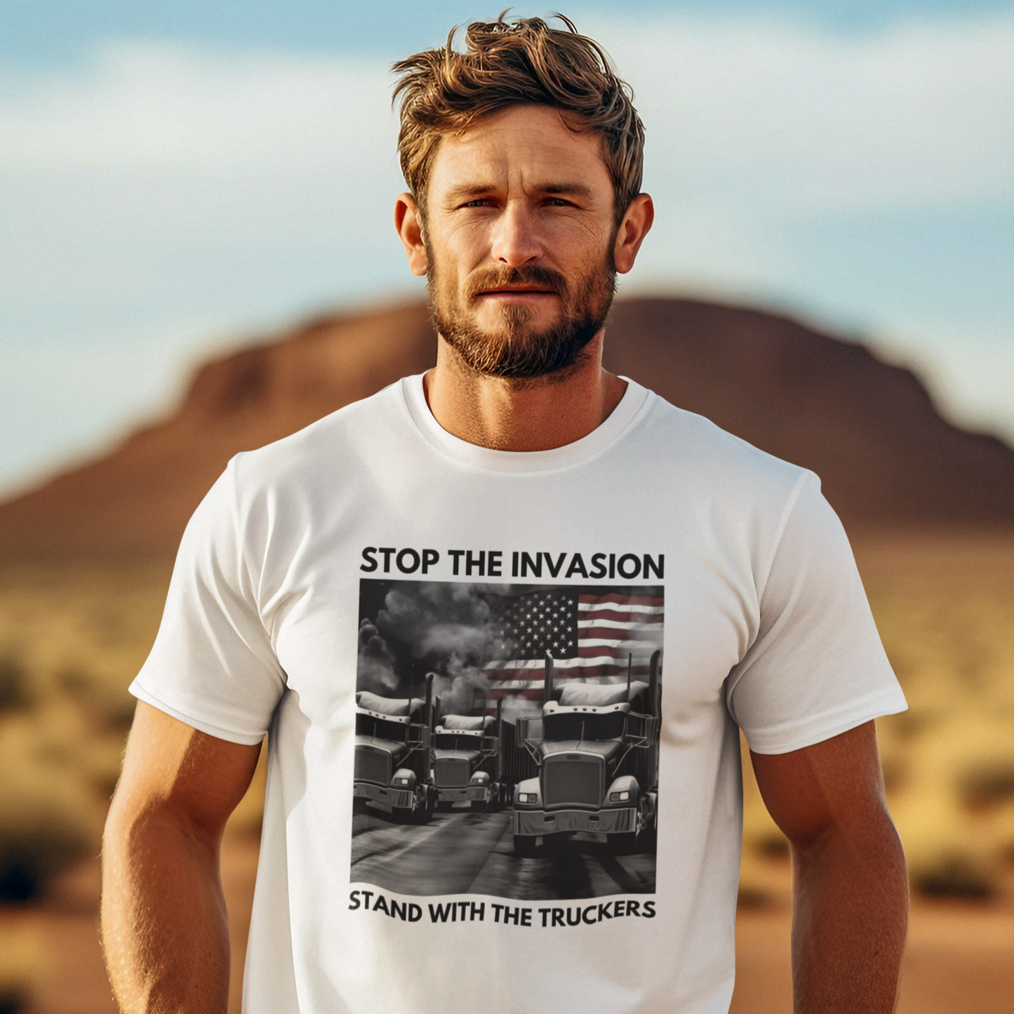Stand With The Truckers Unisex Tee