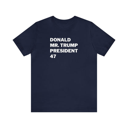 Donald Names Unisex Short Sleeve Tee