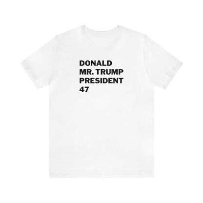 Donald Names Unisex Short Sleeve Tee