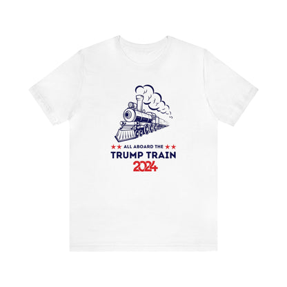 All Aboard The Trump Train Unisex Short Sleeve Tee