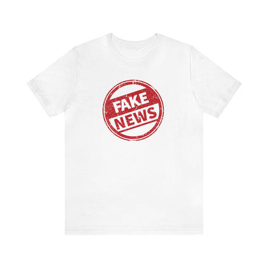 Fake News Unisex Short Sleeve Tee