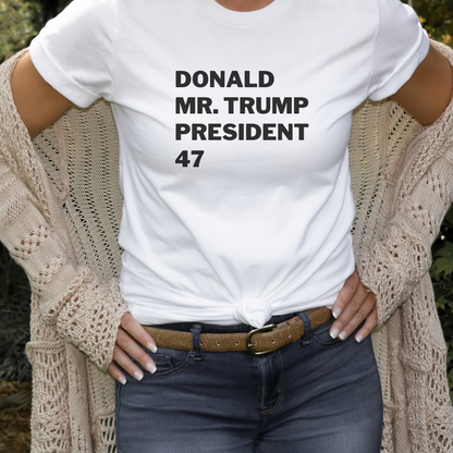 Donald Names Unisex Short Sleeve Tee