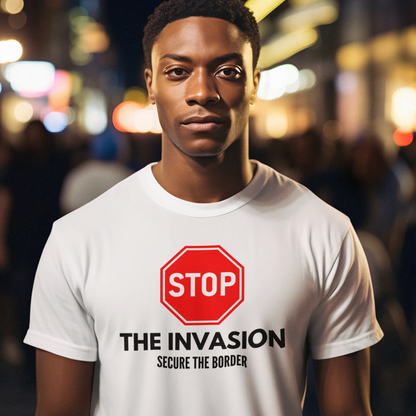 Stop The Invasion Unisex Short Sleeve Tee